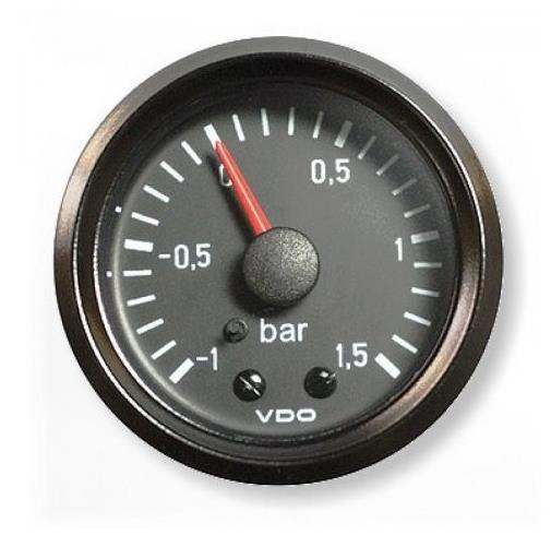 VDO ukazatel tlaku turba  -1,0  až  +1,5 bar