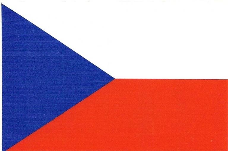 Samolepka vlajka ČR 6 x 9 cm