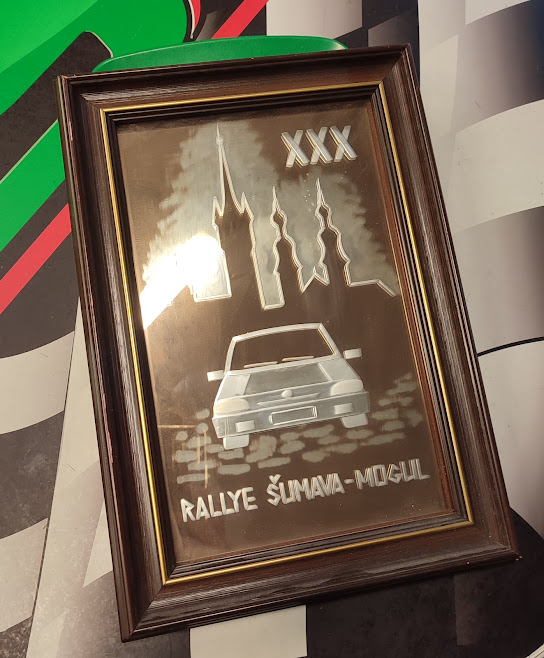 Rallye Šumava Mogul XXX. - broušené zrcadlo